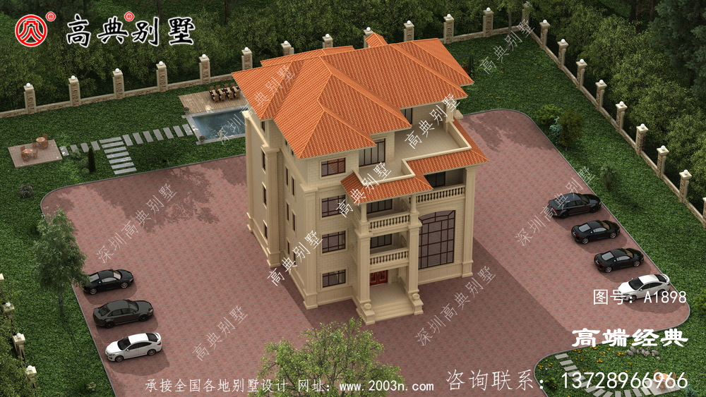 广南县农村四层别墅设计