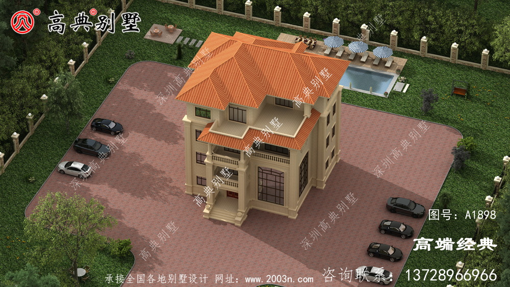 广南县农村四层别墅设计