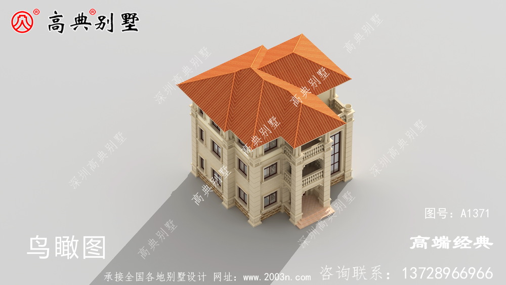 忻州市新款 简约 大气 的三层 别墅设计图 及户型平面图 ，建造 村中的家园 ，引领 乡村 新潮流 。